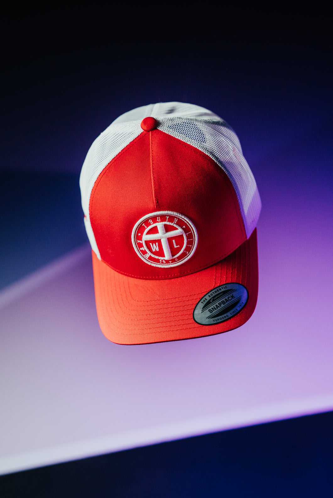The Truth/Trucker Cap (Red - White -White)