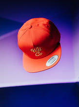 Load image into Gallery viewer, The Way/ 5-Panel Cotton Twill Vintage logo Snapback (Blood-Gold)
