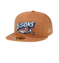 Load image into Gallery viewer, NEW ERA BUFFALO BISONS WHEAT GLACIER BLUE PRIME EDITION 59FIFTY FITTED CAP
