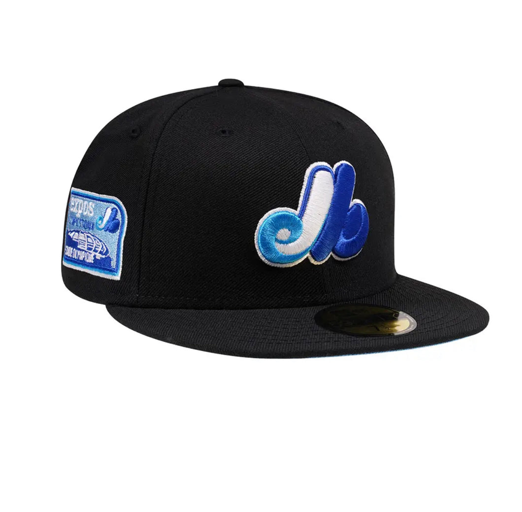 NEW ERA MONTREAL EXPOS OLYMPIC STADIUM GLACIER BLUE EDITION 59FIFTY FITTED CAP