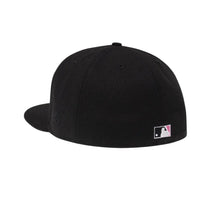 Load image into Gallery viewer, NEW ERA MONTREAL EXPOS 35TH ANNIVERSARY BLACK AND PINK EDITION 59FIFTY FITTED CAP
