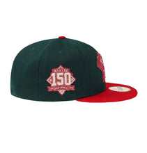 Load image into Gallery viewer, NEW ERA ATLANTA BRAVES 150TH ANNIVERSARY COPPER TWO TONE PRIME EDITION 59FIFTY FITTED HAT
