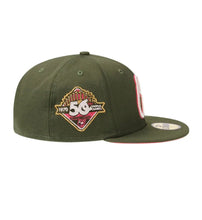 Load image into Gallery viewer, NEW ERA BALTIMORE ORIOLES 50TH ANNIVERSARY RIFLE LAVA EDITION 59FIFTY FITTED CAP
