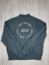 Load image into Gallery viewer, Wtl.co grey bomber jacket
